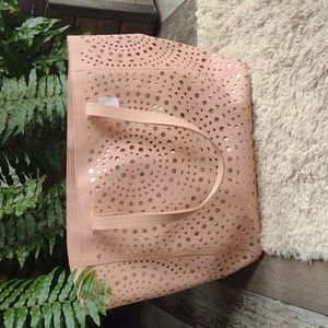 Rose Gold and pink tote
